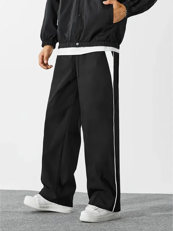 Black_Wide_Leg_Track_Pants_For_Men