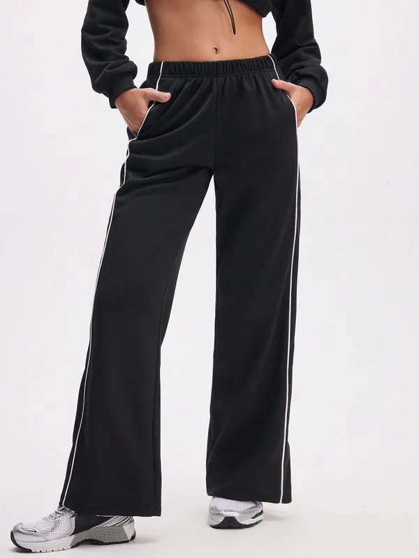 Black_Wide_Leg_Track_Pants_for_Women