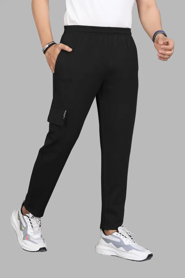 Black_Tapered_Cargo_Pants_For_Men