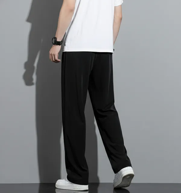 Black_Relaxed_Fit_Drawstring_Trousers_For_Men