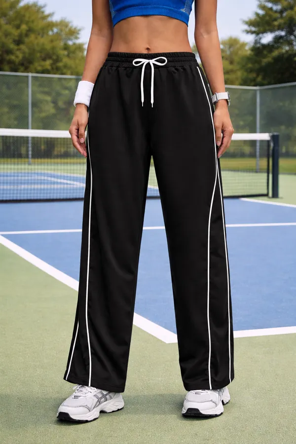 Black_Relaxed_Fit_Track_Pants_For_Women
