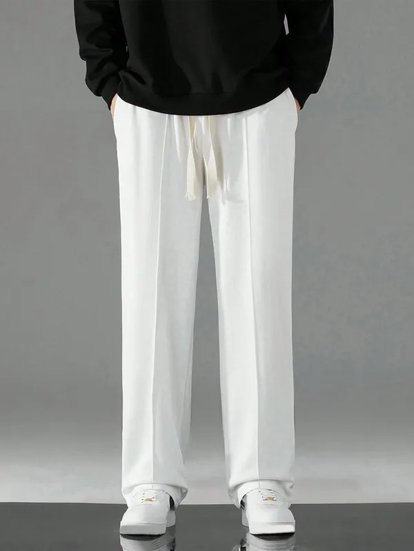 White_Relaxed_Fit_Trousers_For_Men