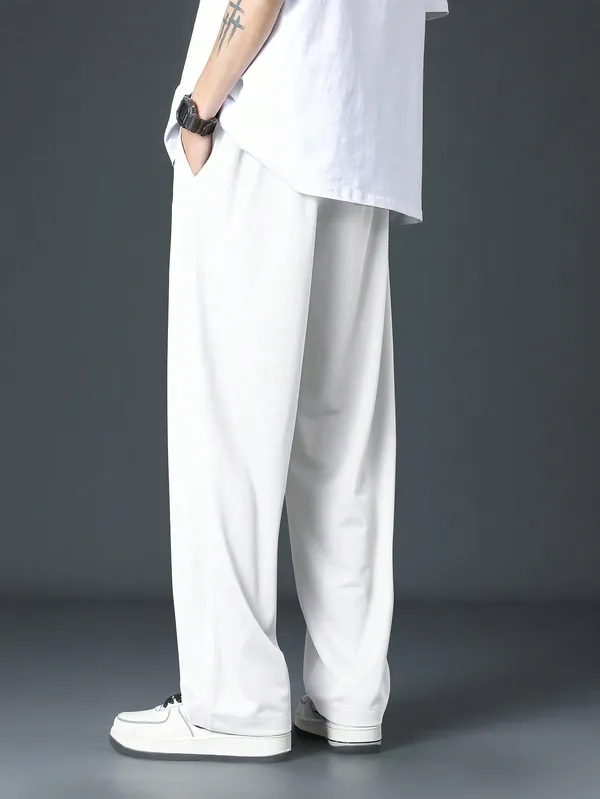 White_Relaxed_Fit_Trousers_For_Men