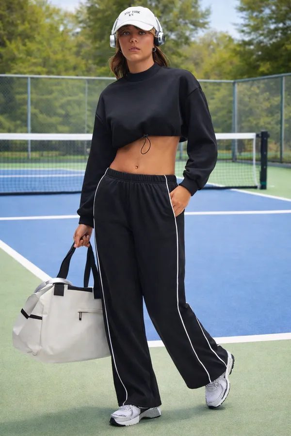 Black_Wide_Leg_Track_Pants_For_Women