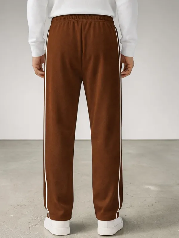 Brown_Relaxed_Fit_Track_Pants_For_Men