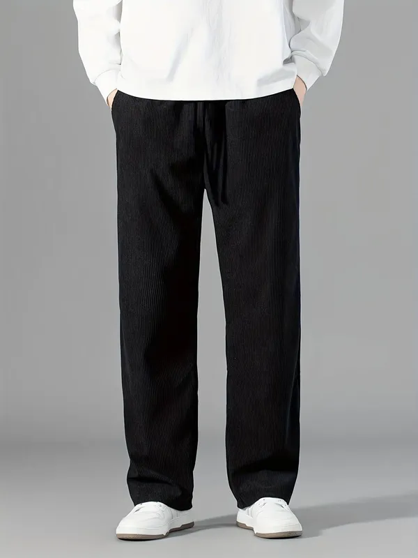 Black_Textured_Relaxed_Fit_Trousers_For_Men