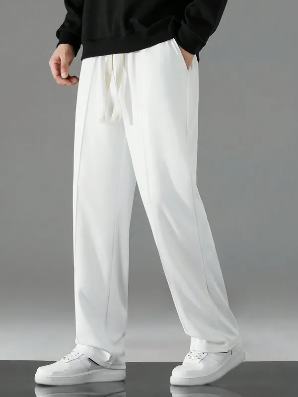 White_Relaxed_Fit_Trousers_For_Men