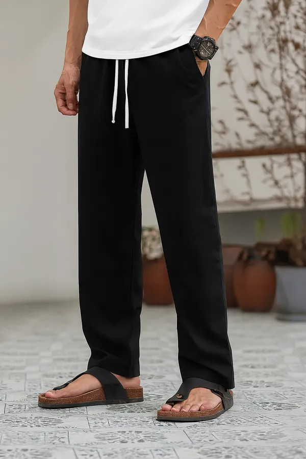 Black_Drawstring_Relaxed_Fit_Trousers_for_Men