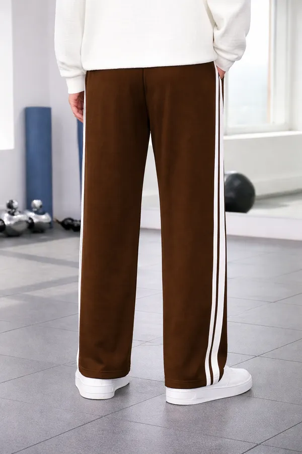 Brown_Striped_Relaxed_Fit_Track_Pants_For_Men