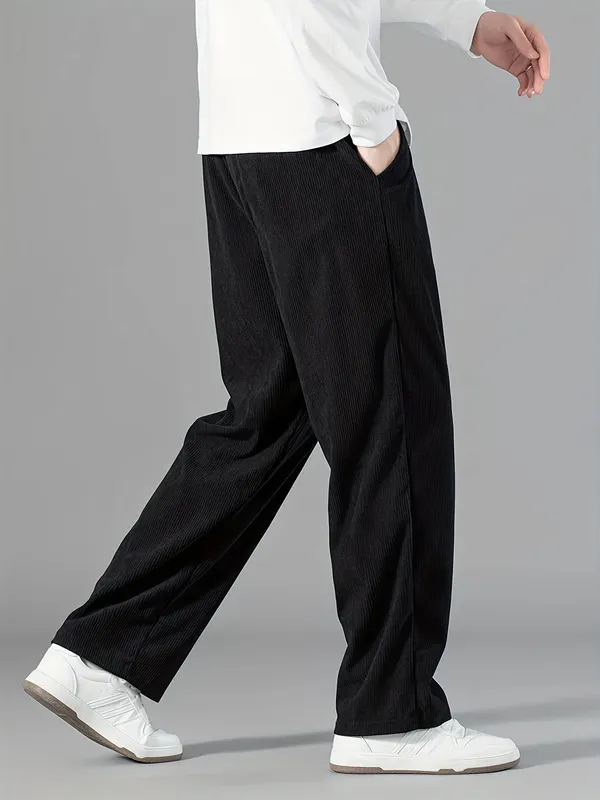 Black_Textured_Relaxed_Fit_Trousers_For_Men
