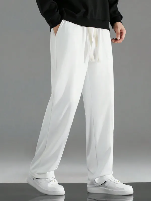 White_Relaxed_Fit_Trousers_For_Men