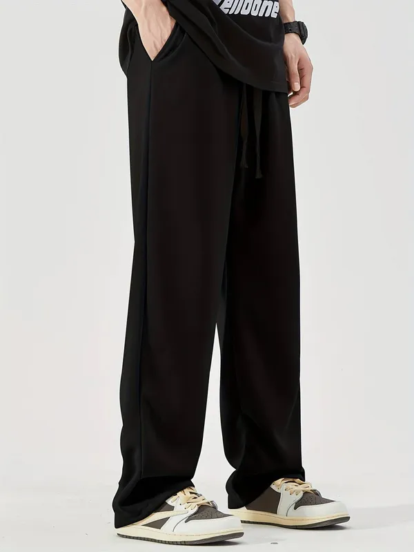 Black_Relaxed_Fit_Trousers_For_Men