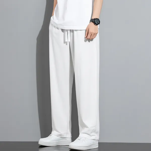 White_Relaxed_Fit_Trousers_For_Men