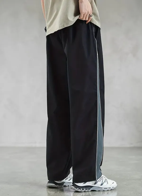Black_Relaxed_Fit_Track_Pants_For_Men