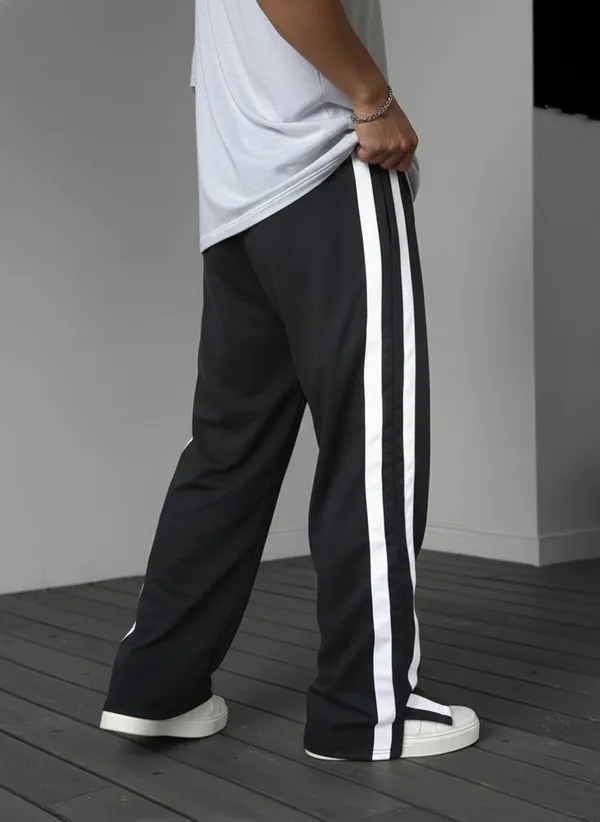 Black_Side_Stripe_Relaxed_Fit_Track_Pants_For_Men