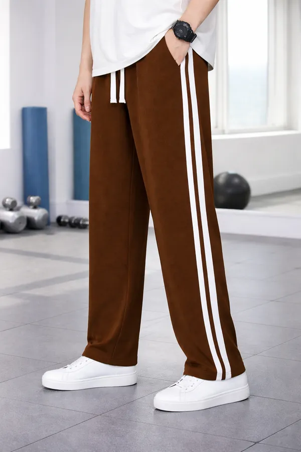 Brown_Striped_Relaxed_Fit_Track_Pants_For_Men