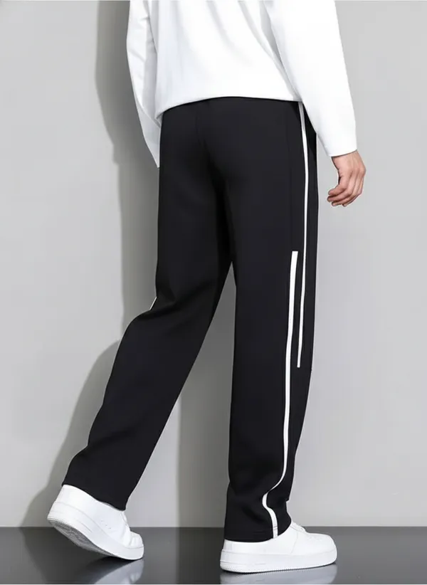Black_Relaxed_Fit_Track_Pants_For_Men