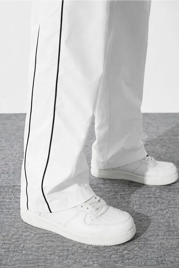 White_Wide_Leg_Track_Pants_For_Women