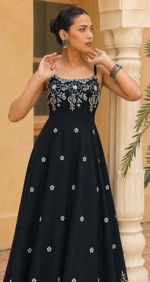 Black_Floral_A-Line_Maxi_Dress_for_Women