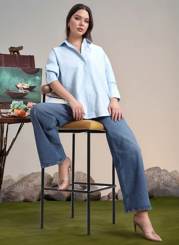 Light_Blue_Striped_Relaxed_Fit_Shirt_for_Women
