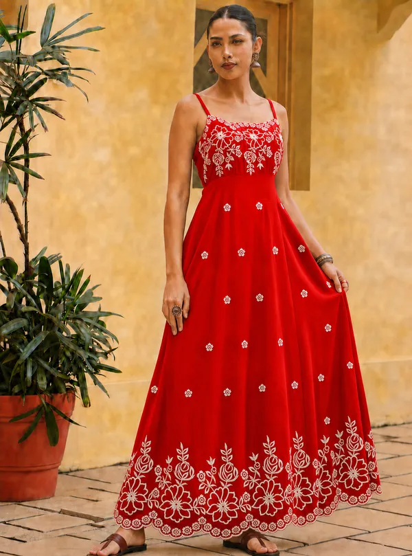 Red_Floral_Fit_And_Flare_Maxi_Dress_for_Women