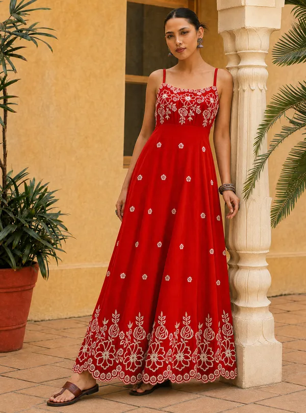 Red_Floral_Fit_And_Flare_Maxi_Dress_for_Women