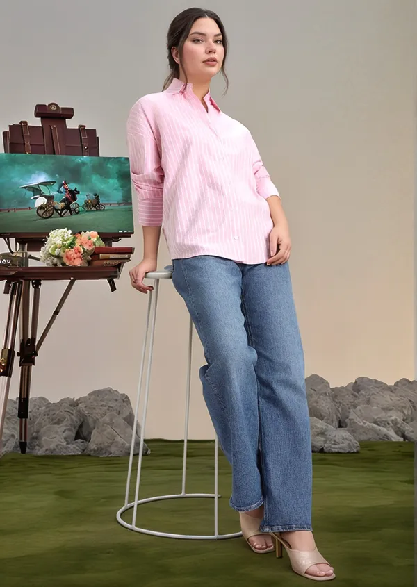 Pink_Striped_Relaxed_Fit_Shirt_for_Women