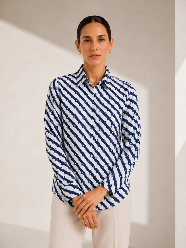 White_Printed_Full_Sleeve_Shirt_for_Women