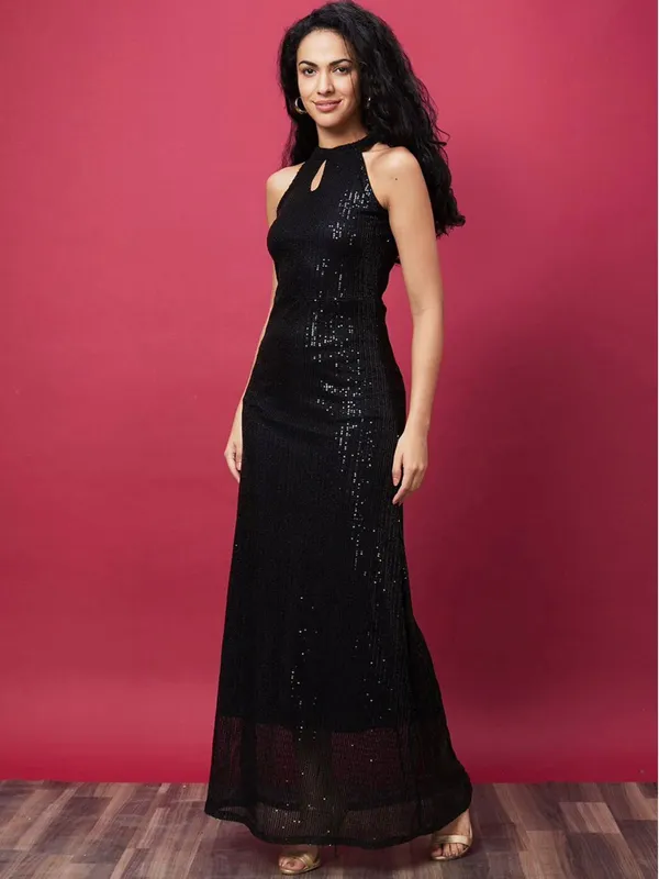 Black_Sequin_Bodycon_Maxi_Dress_for_Women
