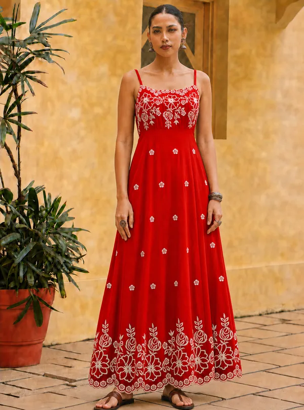Red_Floral_Fit_And_Flare_Maxi_Dress_for_Women