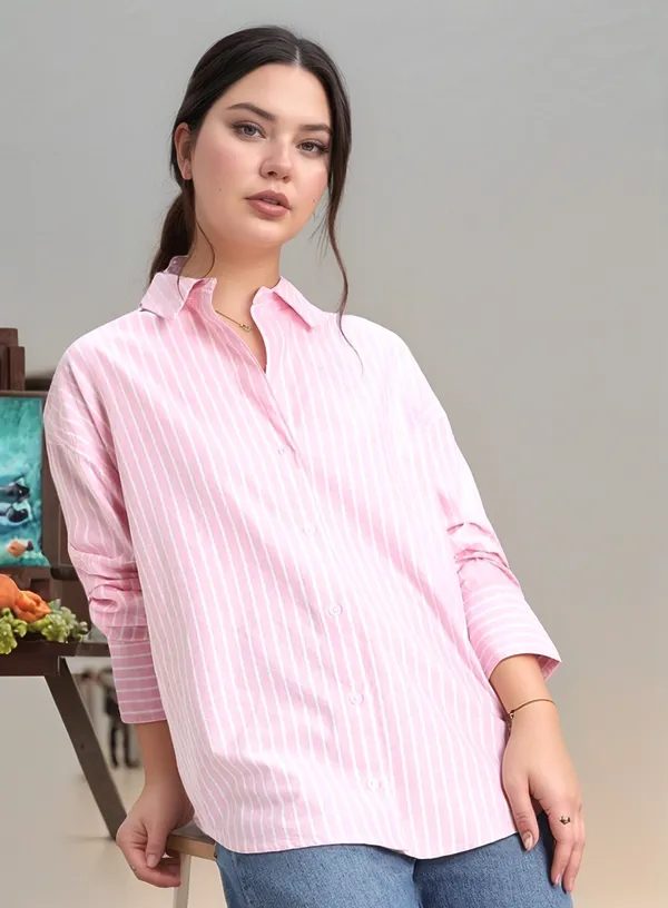 Pink_Striped_Relaxed_Fit_Shirt_for_Women