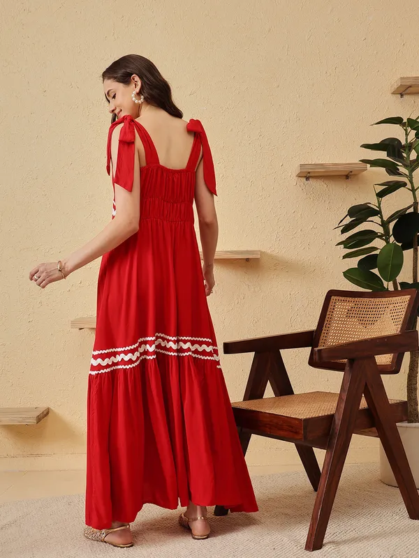 Red_Knit_Fit_And_Flare_Maxi_Dress_for_Women