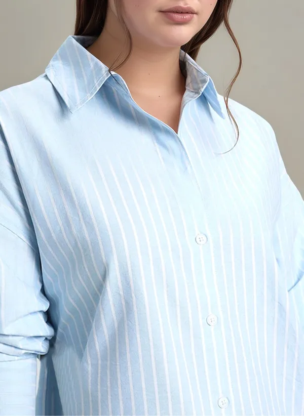 Light_Blue_Striped_Relaxed_Fit_Shirt_for_Women