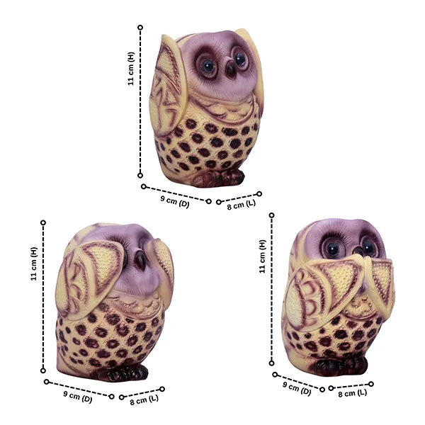 Three_Wise_Owls_Statue_Set_Hear_No_Evil_See_No_Evil_Speak_No_Evil_Decorative_Polyresin_Showpiece_11_Cm_H