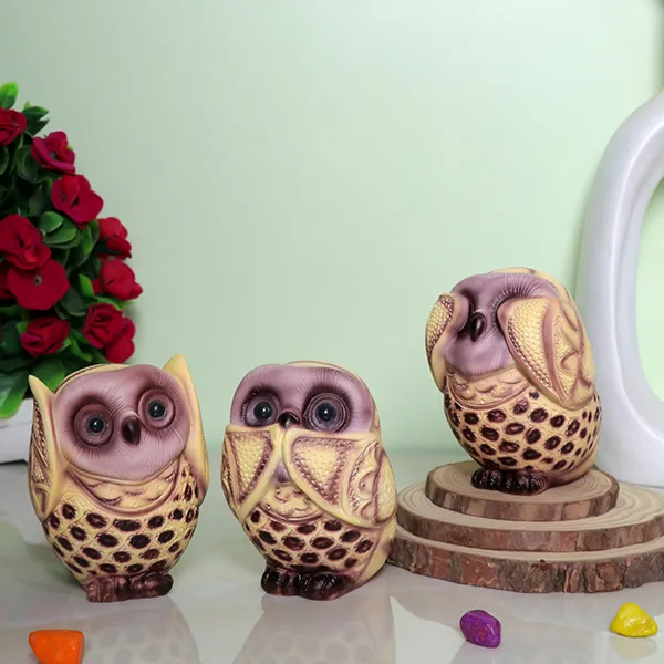 Three_Wise_Owls_Statue_Set_Hear_No_Evil_See_No_Evil_Speak_No_Evil_Decorative_Polyresin_Showpiece_11_Cm_H
