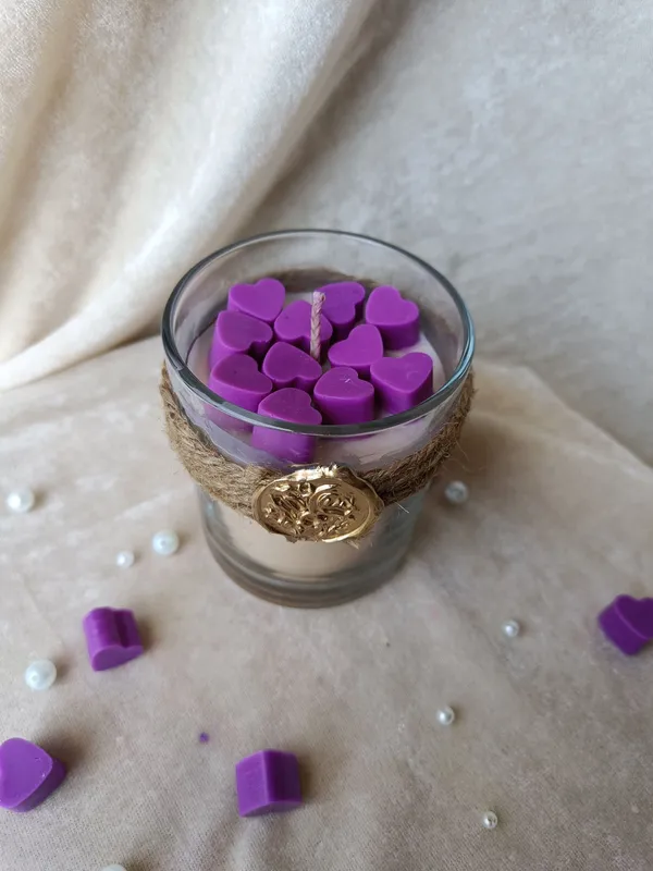 Purple_Heart_Rose_Aroma_Scented_Candle_With_Gold_Seal_Stamp_Candle