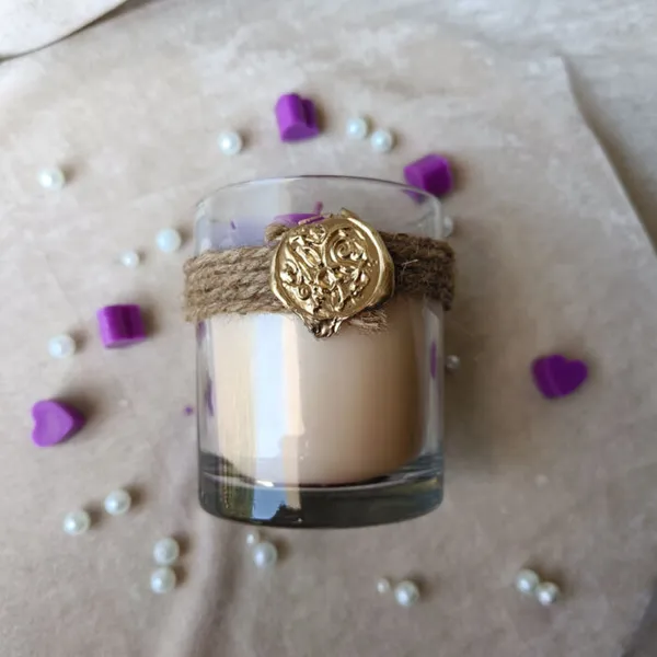 Purple_Heart_Rose_Aroma_Scented_Candle_With_Gold_Seal_Stamp_Candle