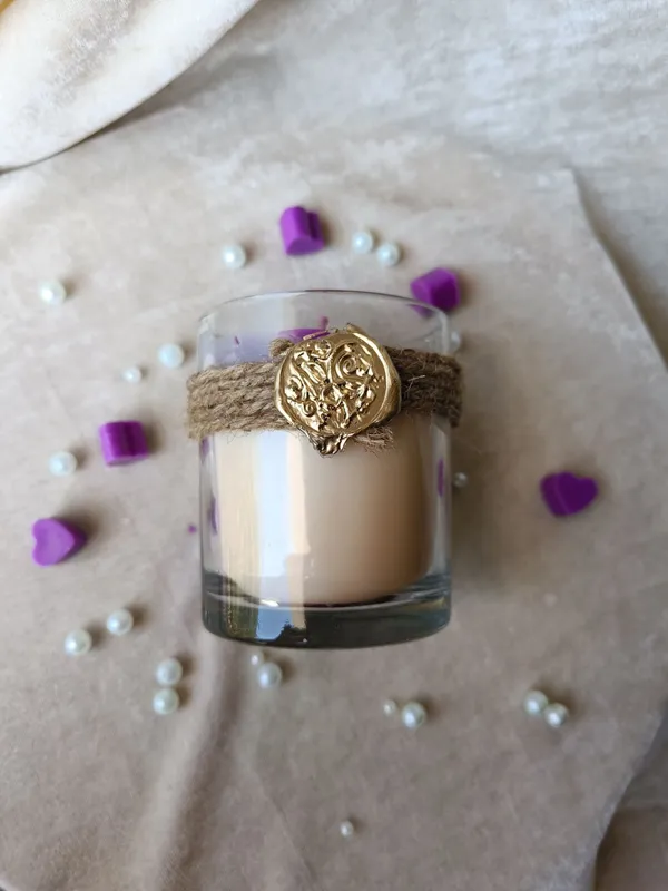 Purple_Heart_Rose_Aroma_Scented_Candle_With_Gold_Seal_Stamp_Candle
