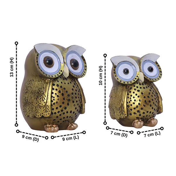 Handcrafted_Owl_Figurine_Set_Decorative_Showpiece_With_Two_Different_Sizes_Large_13cm_H_X_9cm_L_X_9cm_D_Small_10cm_H_X_7cm_L_X_7cm_D
