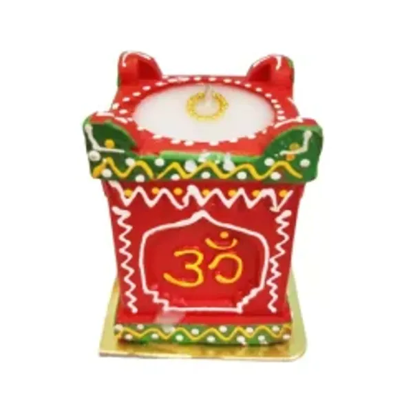 Hand_Painted_Terracotta_Clay_Tulsi_Candle_Diya_With_Wax_4_Inch_Height