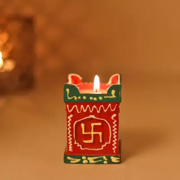 Hand_Painted_Terracotta_Clay_Tulsi_Candle_Diya_With_Wax_4_Inch_Height