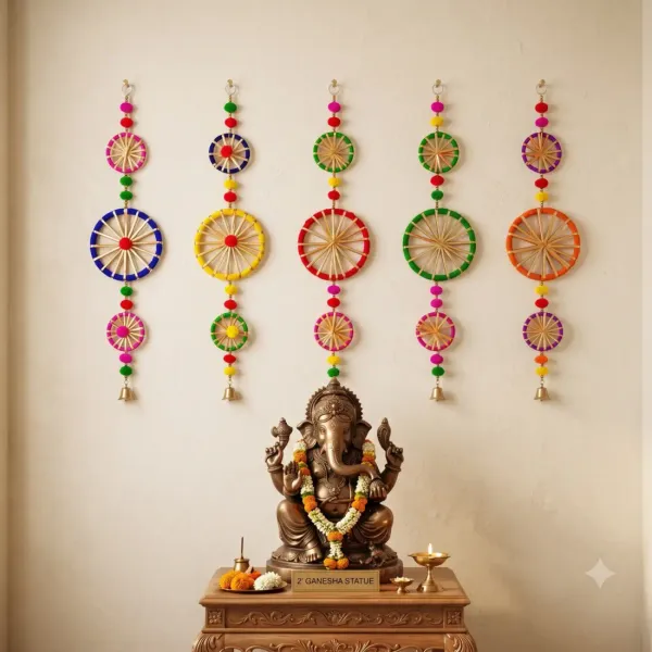 Handmade_Wheel_Design_Wall_Hanging_Toran_1_5_Feet_Set_Of_5