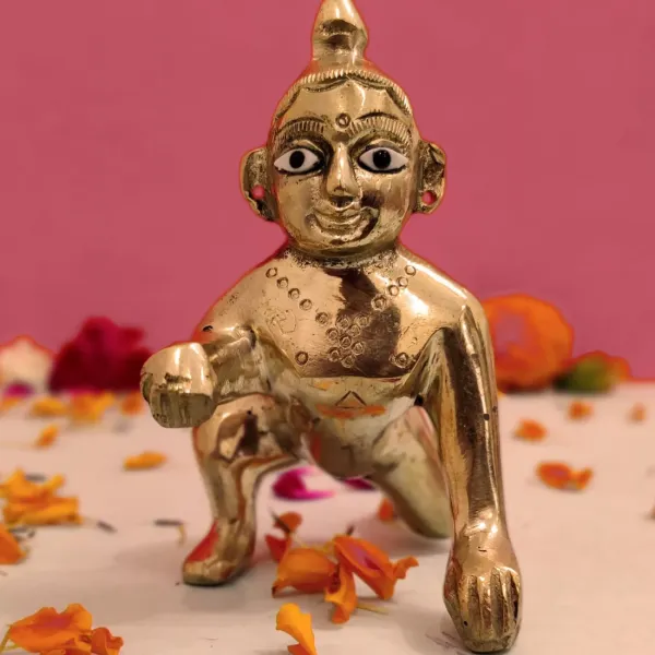 Endearing_Laddu_Gopal_Brass_Idol_3_Inch