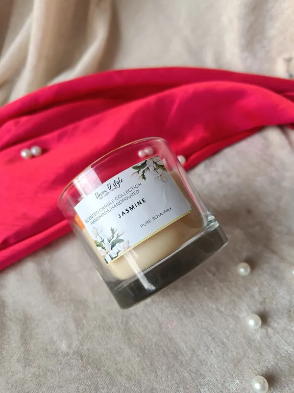 Daisy_Flower_Orange_Candle_Jasmine_Scent_Candle