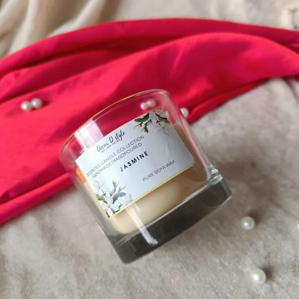 Daisy_Flower_Orange_Candle_Jasmine_Scent_Candle
