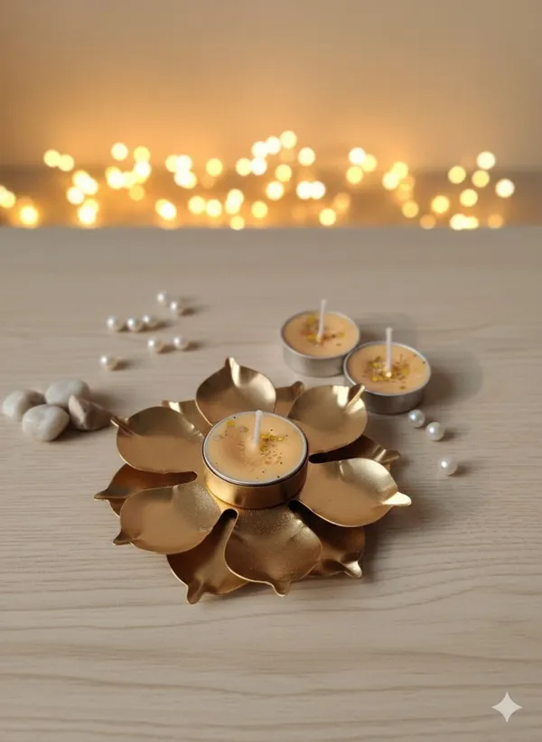 Tea_Light_Urli_Scented_Candle_With_2_Extra_Refill_Tea_Lights_Lavender_Aroma_Candle