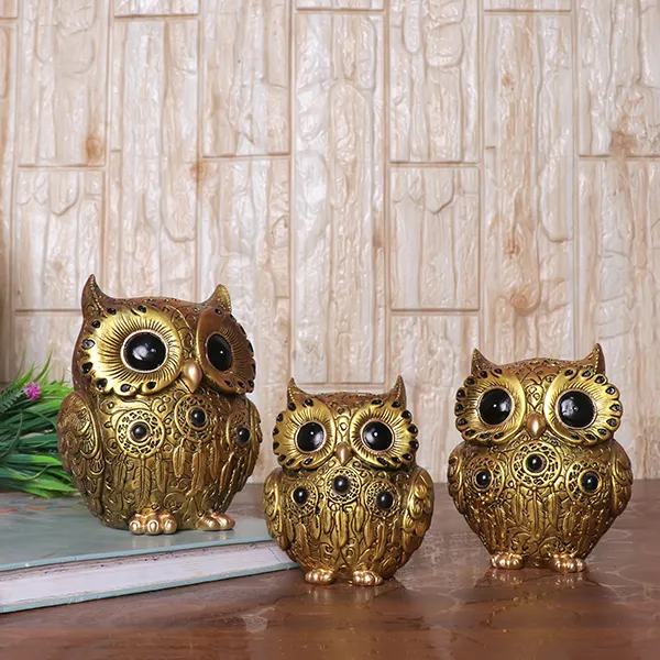 Handcrafted_Owl_Figurine_Set_Elegant_Decorative_Showpiece_With_Three_Sizes_Large_13cm_H_X_11cm_L_X_8cm_D_Medium_11cm_H_X_9cm_L_X_7cm_D_Small_9_5cm_H_X_8cm_L_X_6cm_D