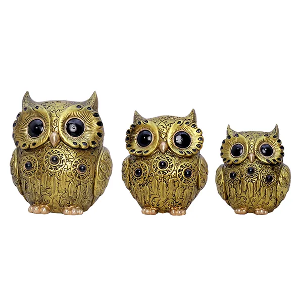 Handcrafted_Owl_Figurine_Set_Elegant_Decorative_Showpiece_With_Three_Sizes_Large_13cm_H_X_11cm_L_X_8cm_D_Medium_11cm_H_X_9cm_L_X_7cm_D_Small_9_5cm_H_X_8cm_L_X_6cm_D