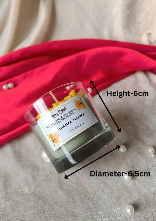 Daisy_Flower_Yellow_Candle_Champa_Aroma_Candle
