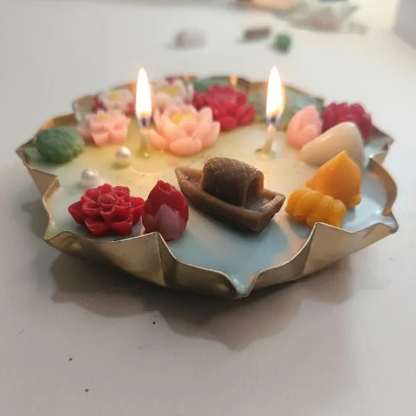 Lotus_Pond_Urli_Candle_With_Aqua_Wave_Aroma_Candle